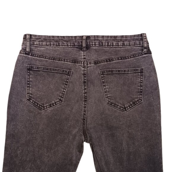 Faded Glory Womens Size 6 Skinny Jeans Black Viscose Blend Stretch Ladies 6 Jean - Picture 2 of 12